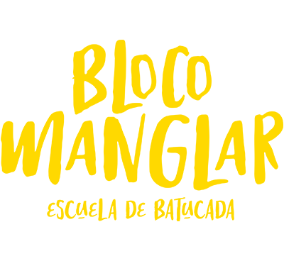 Logo de Bloco Manglar. Escuela de Batucada
