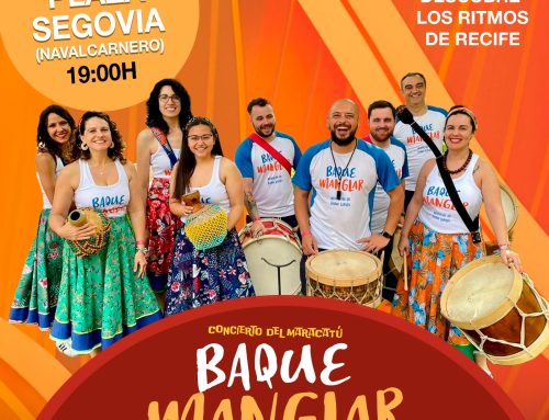 Actuación del maracatú Baque Manglar en Navalcarnero