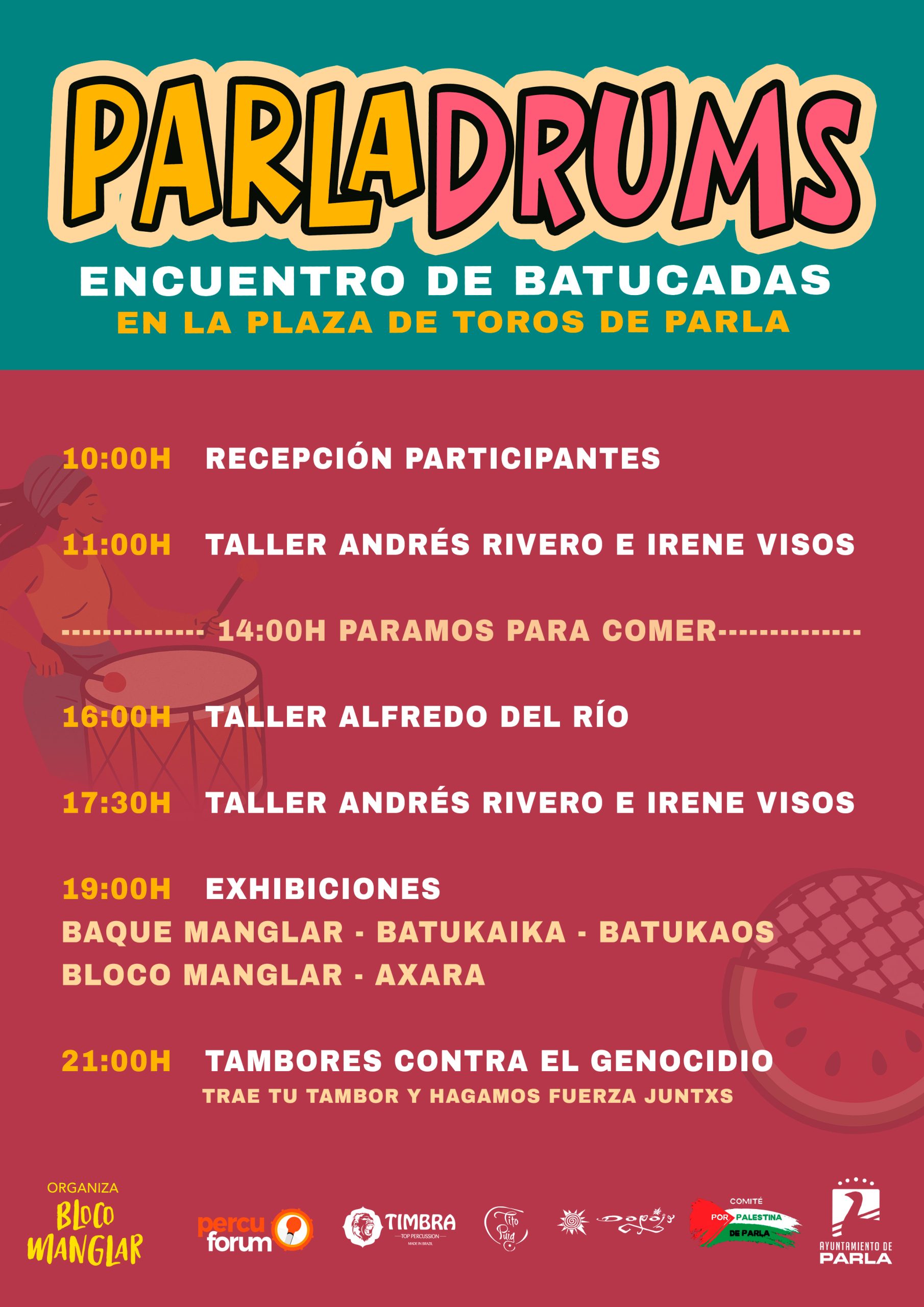 Programación de ParlaDrums 2025